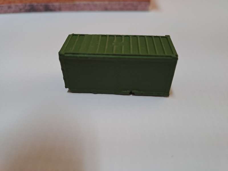 Model Trains N Scale - Container Load - Small Container (Green) - 38mm x 16mm x 17mm