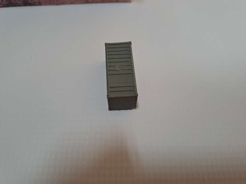 Model Trains N Scale - Container Load - Small Container (Grey) - 38mm x 16mm x 17mm