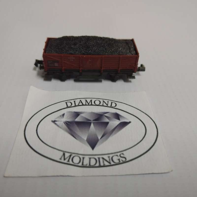 Model Trains N Scale - Mineral Load - Minerals (x1) Apnold Ripido Coal - 47mm x 15mm x 7mm