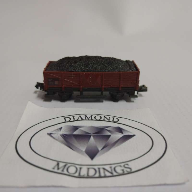 Model Trains N Scale - Mineral Load - Minerals (x1) Apnold Ripido Coal - 47mm x 15mm x 7mm