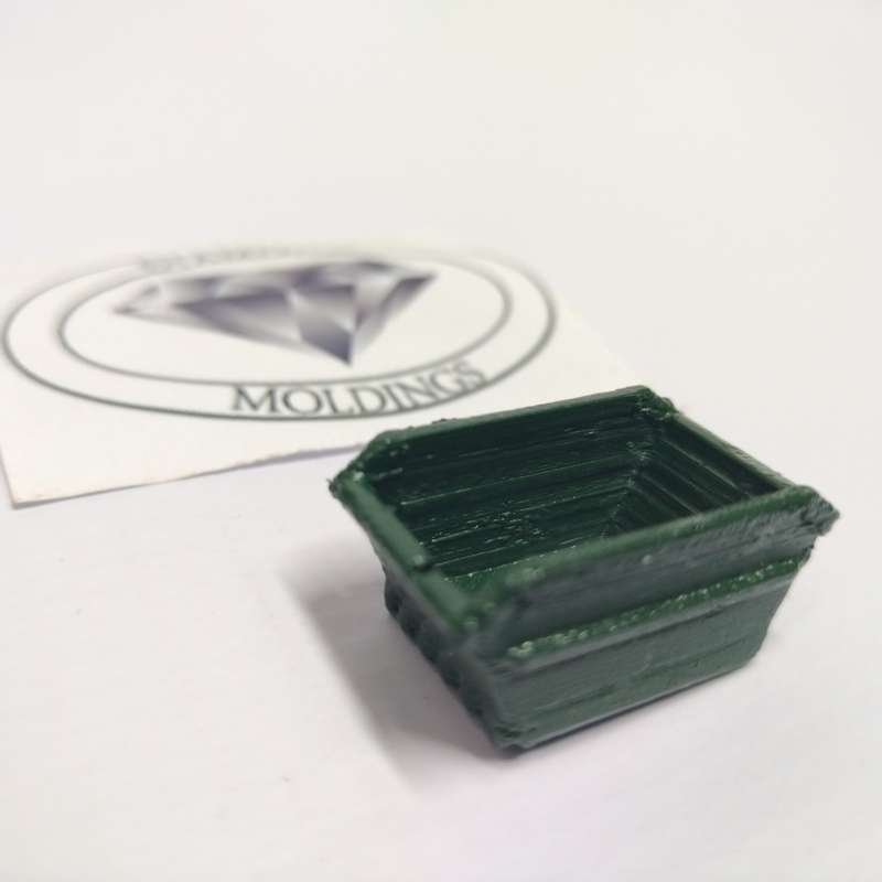 Model Trains N Scale - Scrap Bin/Skip Empty - 27mm x 17mm x 12mm
