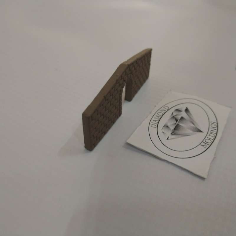 Model Trains N Scale - Retaining Wall Small - 70mm x 24mm x 4mm