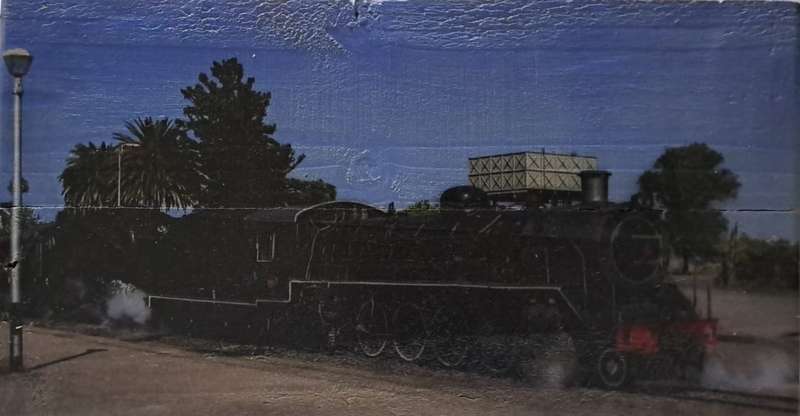 Trains - Class 19B - Pallet Wood Plaque - Wall Art - UV printed. 380mm x 203mm x 35mm