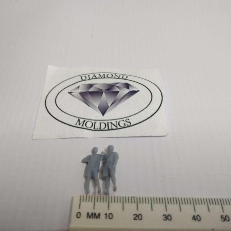 Model Trains 1:87 HO - Figures Boet & Boet (Unpainted)
