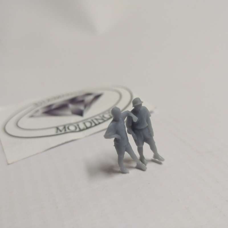 Model Trains 1:87 HO - Figures Boet & Boet (Unpainted)