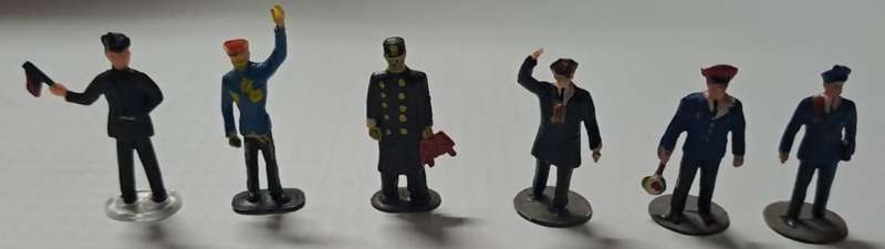 Model Trains 1:87 HO - 6 x Figures Station