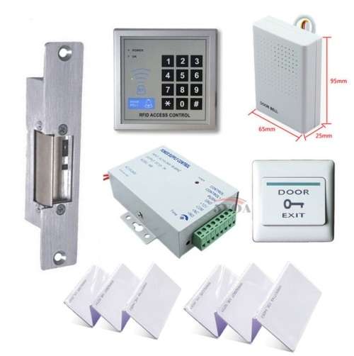 Access Control kit , Rfid keypad access control, power supply, Electric Strike Lock