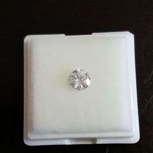 Certified 0.50 D SI2 Round Brilliant Natural Diamond 5.27mm