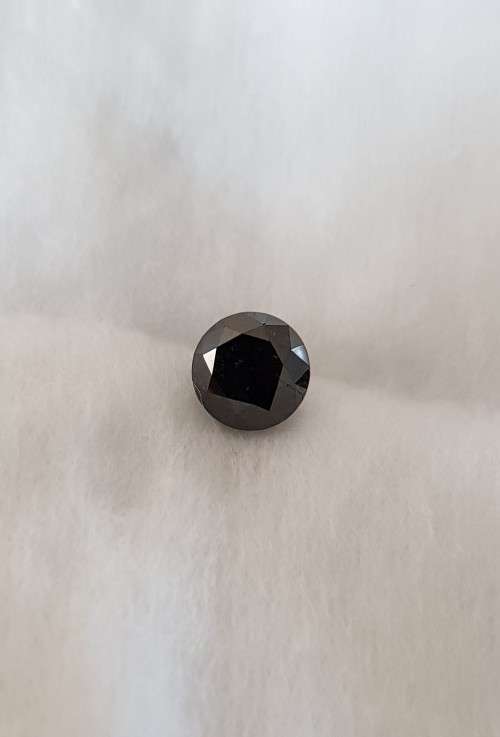 BLACK DIAMONDS 1.42Cts EXCELLENT NATURAL