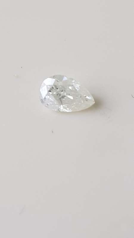 0.53 Cts PEAR CUT DIAMOND NATURAL