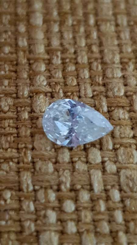 Certified 1.02 Carat K SI2 Pear Cut   Natural Diamond