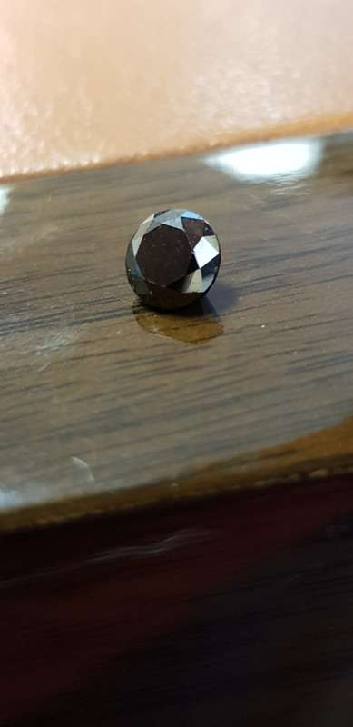 BLACK DIAMONDS 1.60cts ROUND NATURAL