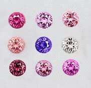 3.00 mm ROUND 9 PIECES MACHINE CUT NATURAL MULTI-COLOR MOGOK SPINEL GEMSTONE IF
