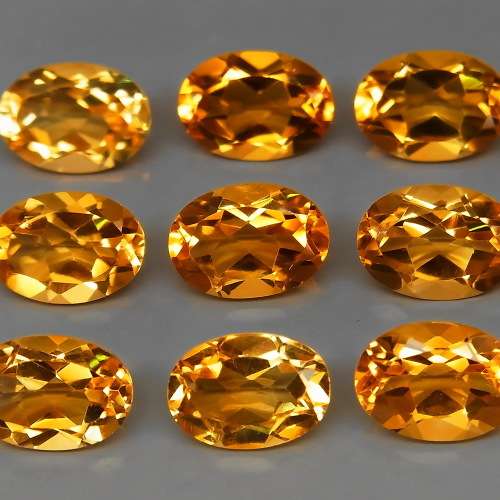Natural Yellow Citrine Brazil 2 Pcs/1.49Cts Pear Ravishing Color!Brazil Full Sparkling