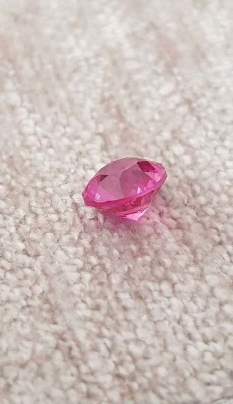 Certified**HOT**Pink Mahenge Spinel 1.19Ct. Ravishing Color & Full Sparkling!