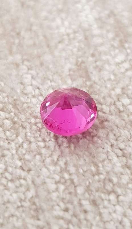 Certified**HOT**Pink Mahenge Spinel 1.19Ct. Ravishing Color & Full Sparkling!