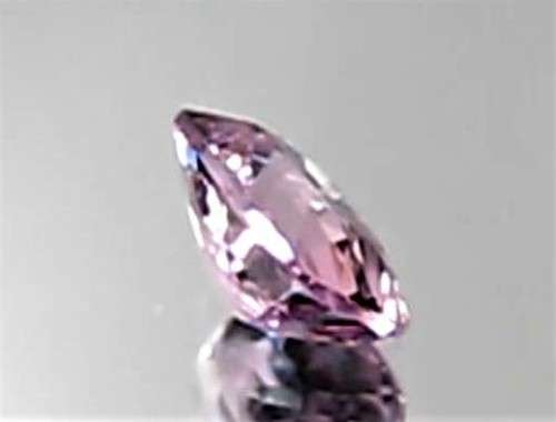 1.24CT CUSTOM CUSHION CUT, GLITTERING LUSTER UNHEATED PINK SPINEL, BURMA