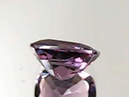 1.26cts PERFECT CUSHION CUT, GLITTERING LUSTER UNHEATED VIOLET SPINEL from BURMA