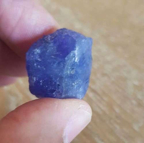Rough 40.90ct  Tanzanite Purplish Blue 100% Natural