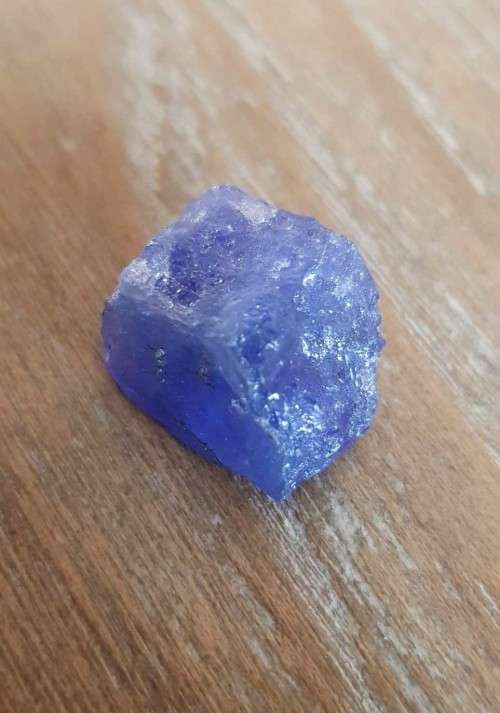 Rough 40.90ct  Tanzanite Purplish Blue 100% Natural