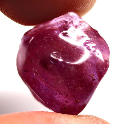 25.04 Ct. Rough Ruby Natural Reddish Pink
