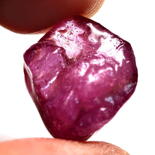 25.04 Ct. Rough Ruby Natural Reddish Pink