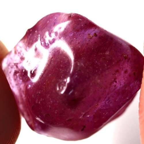 25.04 Ct. Rough Ruby Natural Reddish Pink