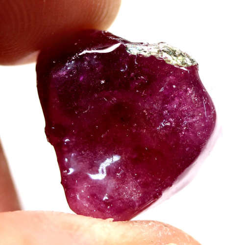 34.28 Ct. Rough Ruby Natural Purple Red  Madagascar