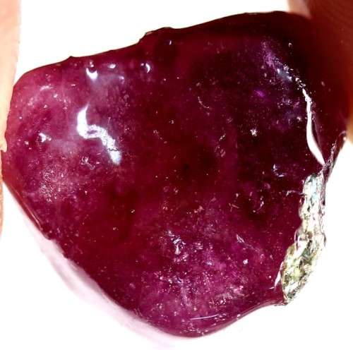 34.28 Ct. Rough Ruby Natural Purple Red  Madagascar