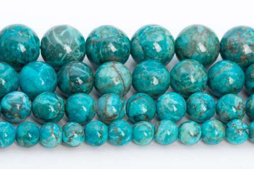 Blue Green Turquoise Beads Grade AAA Natural Round Loose 10MM