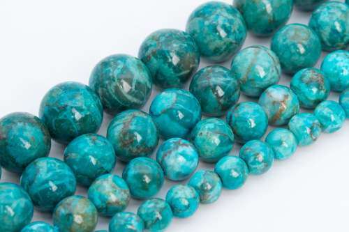Blue Green Turquoise Beads Grade AAA Natural Round Loose 10MM