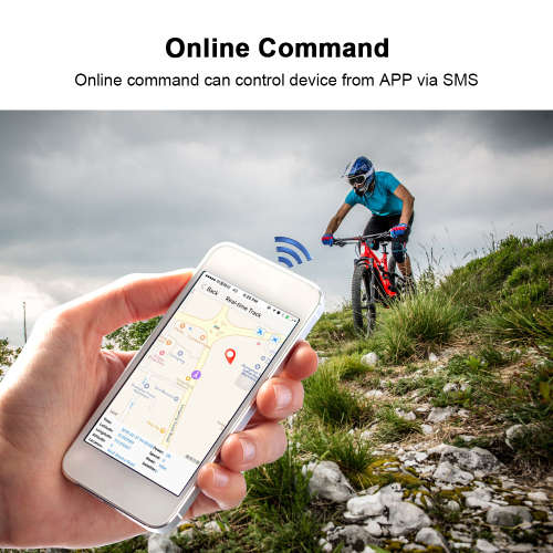 Bicycle GPS Tracker Bike Taillight 2600mAh Battery Waterproof IPX7 Free Web APP Bike GPS Locator T19
