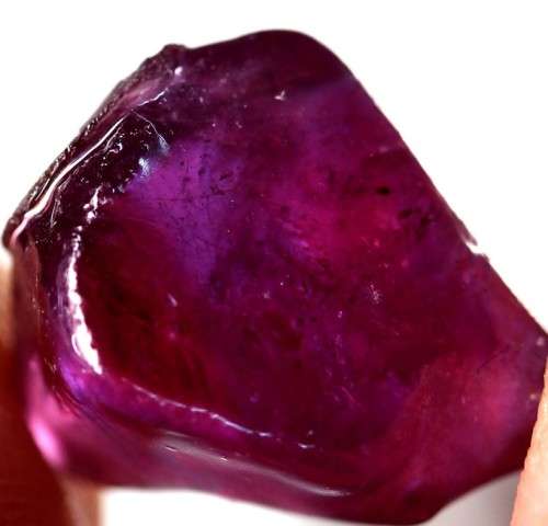 28.02 Ct. Rough Ruby Natural Purple Red Breathtaking Madagascar