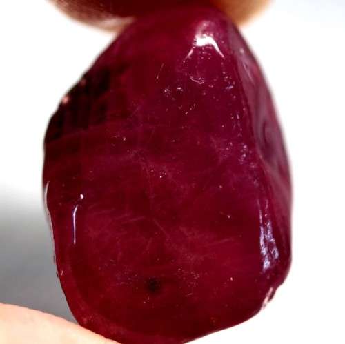 58.41 Ct. Rough Ruby Natural Top Blood Red Titanic Madagascar