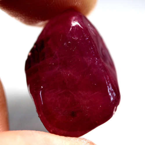 58.41 Ct. Rough Ruby Natural Top Blood Red Titanic Madagascar