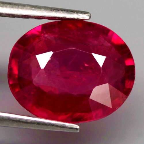 2.75Ct. Ruby Natural OVAL Facet Top Blood Red Madagascar