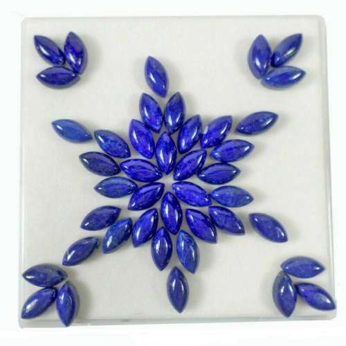 LAPIS LAZULI 12x6mm GEMSTONES 7X9 MM Marquise Cut  NATURAL
