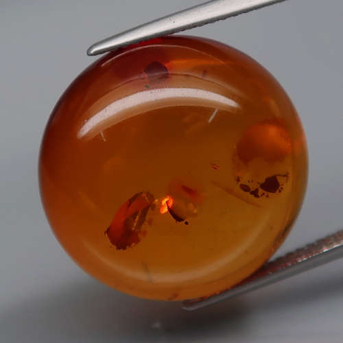 9.31Ct.Real Natural BIG Gold Yellow Amber Poland Oval Cabochon