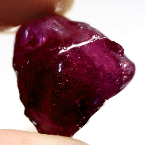 48.96Ct. Rough Ruby Natural Reddish Pink Captivating Mozambique
