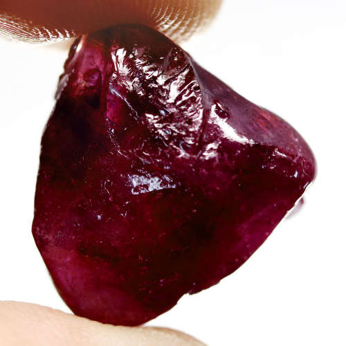 48.96Ct. Rough Ruby Natural Reddish Pink Captivating Mozambique