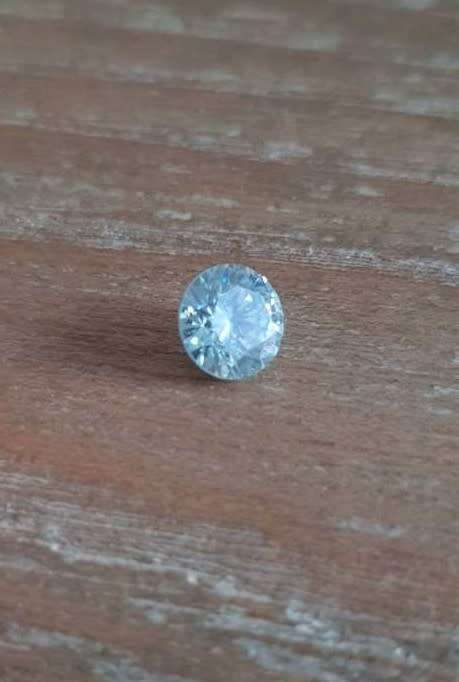1.03ct MOISSANITE ROUND VVS1 BLUE COLOR LOOSE