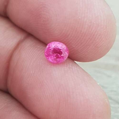 **HOT**Pink Spinel 0.78Ct. Oval Tanzania Mahenge