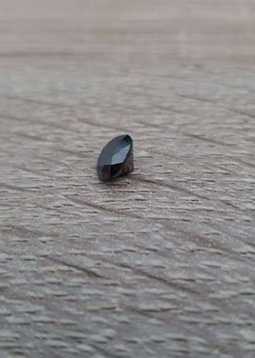 BLACK DIAMONDS 1.80 Cts JET BLACK ROUND NATURAL