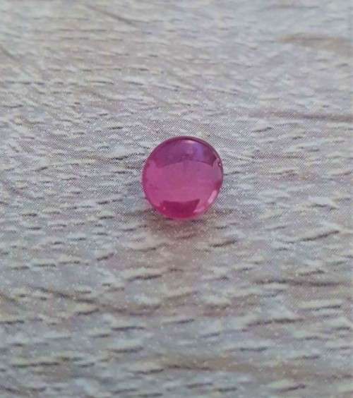 2.93Ct. Ruby Natural Oval Cabochon Top Blood Red