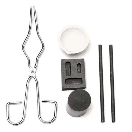 6pcs Graphite Crucible Set,Gold Ingot Mold Set Jewelry Design
