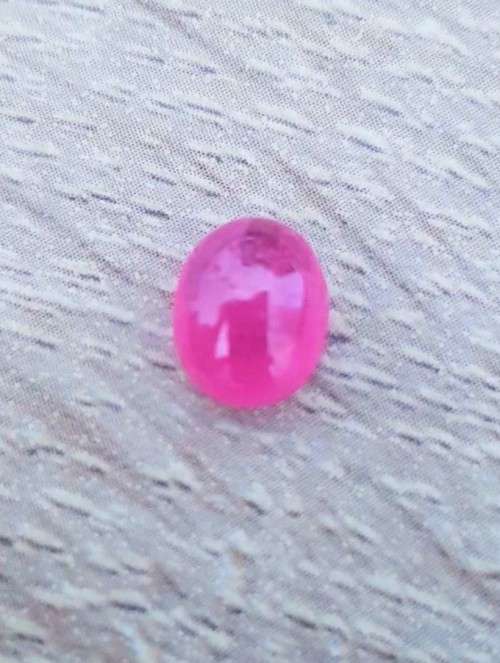 3.65Ct. Ruby Natural Oval Cabochon Top Blood Red