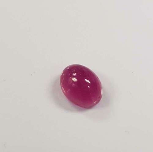3.31Ct. Ruby Marquise Cabochon Top Pinkish Red