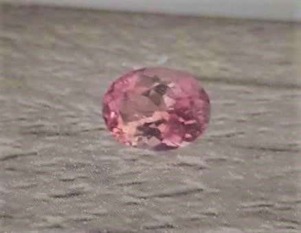 Pink Tourmaline 0.82 Ct. Oval . Natural Unheated Gemstone