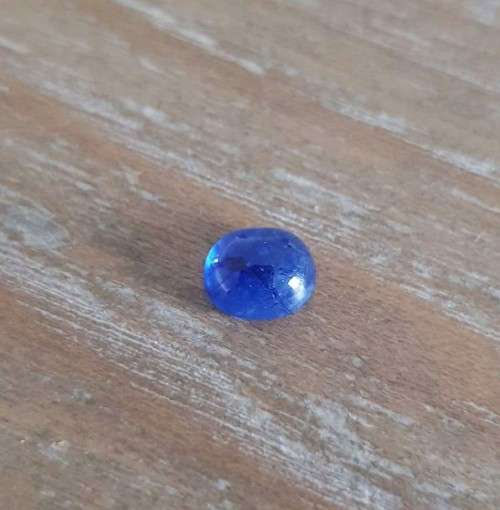 3.66Cts NATURAL BLUE SAPPHIRE 0VAL LOOSE GEMSTONE