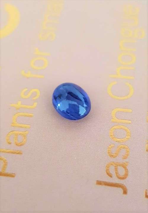 4.62Cts  BLUE SAPPHIRE 0VAL LOOSE GEMSTONE NATURAL